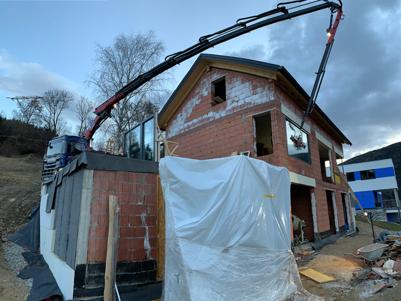 Fenster versetzen mit unserem Kran